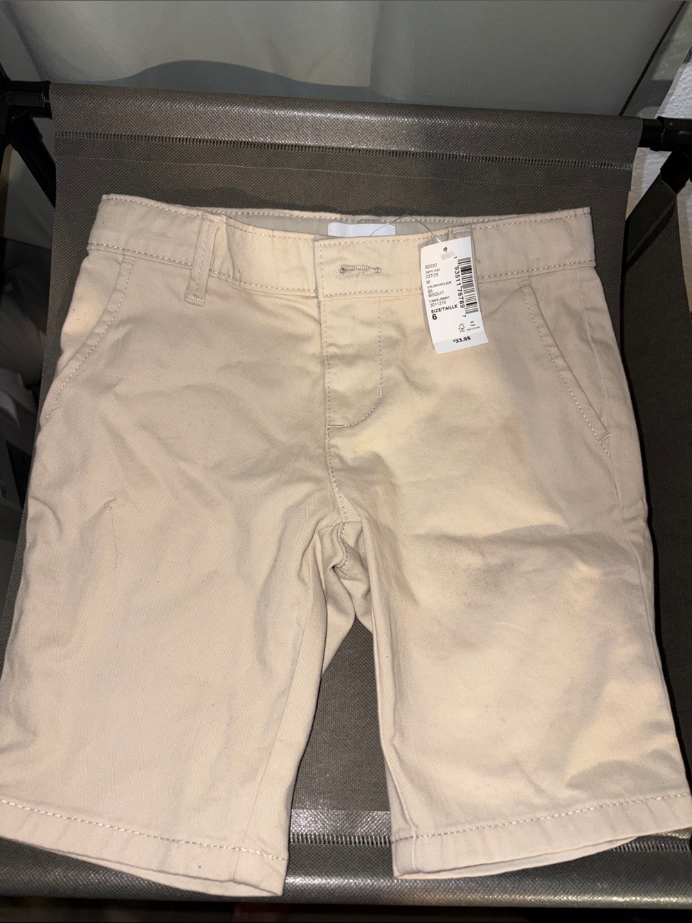 The Children's Place Cream Chino Shorts